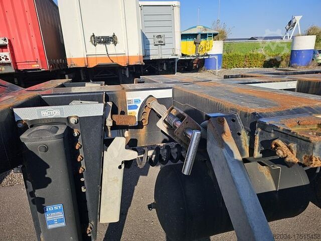 Container transport PACTON 04/DA 08 | ALL CONNECTIONS | 3 X EXTENDIBLE | S...