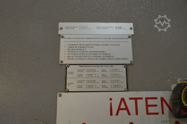 Hydraulic cnc press brake 4100x450tn Axial PHSW-454