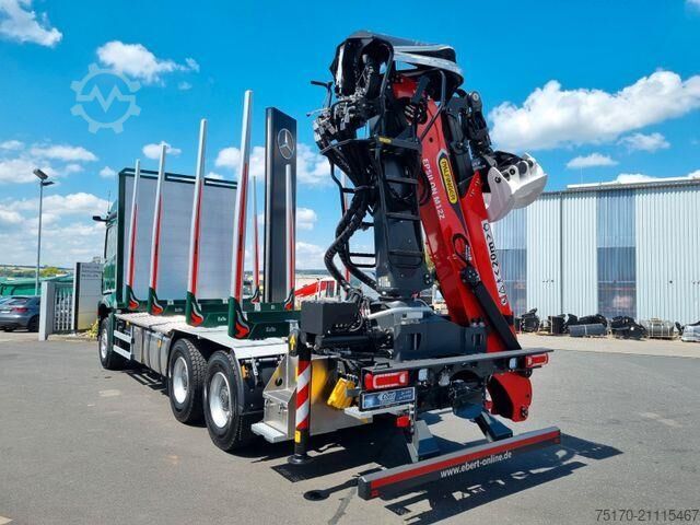 Timber transporter Mercedes-Benz Arocs 2651L 6x4 Palfinger-EPSILON Y Crane M12Z91