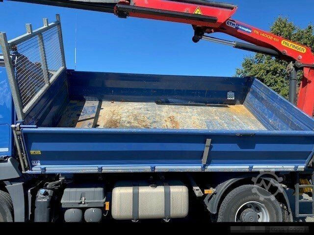 Kipper LKW MERCEDES-BENZ Arocs 5 1840 K 4x2 Kran PK14002+Funk+Greifer