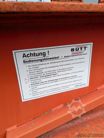 Mobile loading ramp BUTT BK912