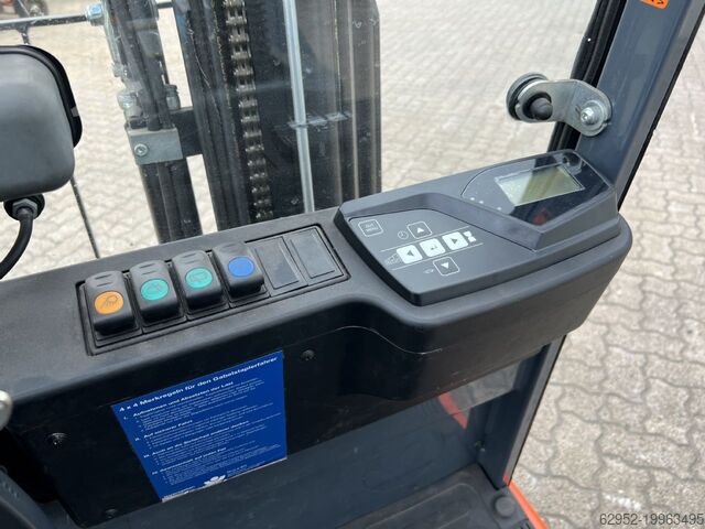 Electric 3-wheel forklift Toyota 7 FBEST 15 / Akku Neu!