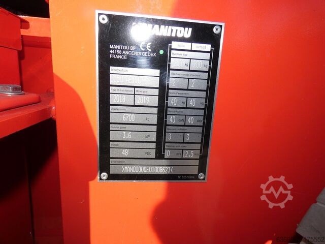 Gelenkarbeitsbühne Manitou 150AETJC 3 D