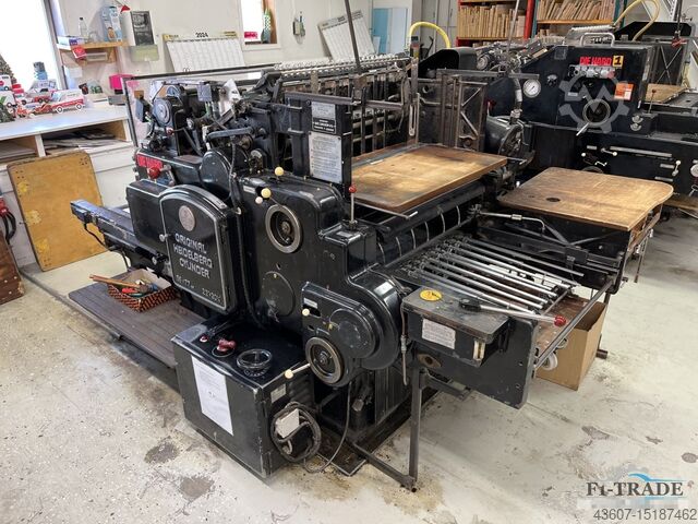 Letter Press Cylinder DIE Cutter Heidelberg SBG