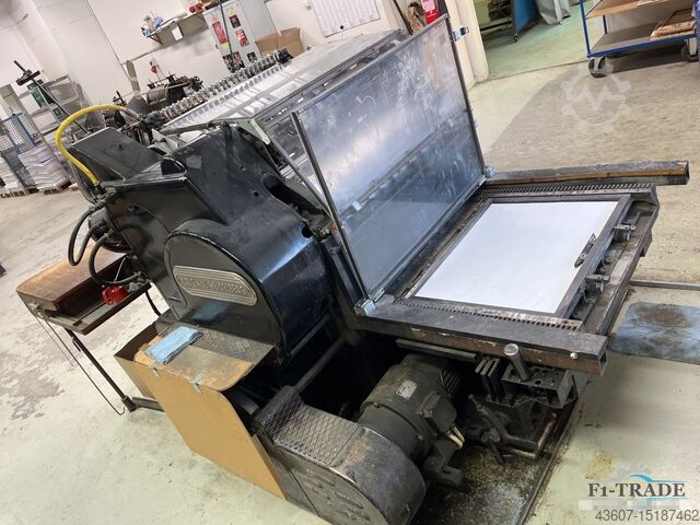 Letter Press Cylinder DIE Cutter Heidelberg SBG