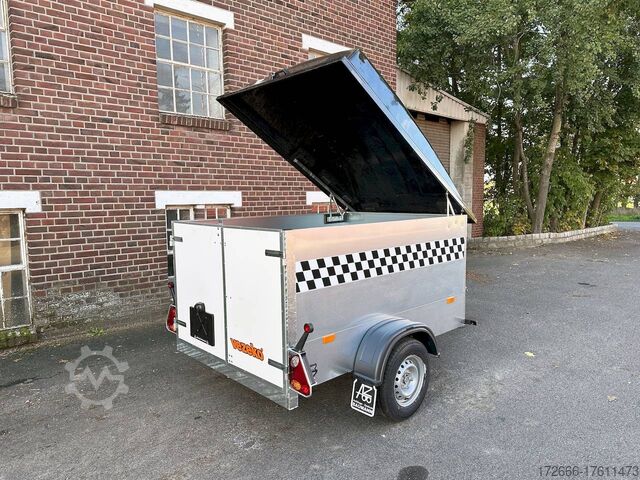 Car transporter Vezeko Kart 2 SILBER + SCHWARZ 206X150X130CM 1300KG