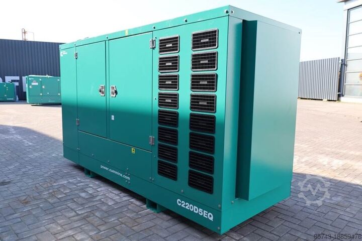 Generator set Cummins C220D5EQ Declaration of Conformity, Diesel, 220kVA