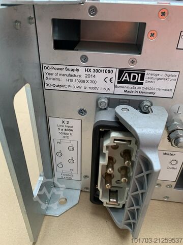 DC-Sputtering-Netzgerät ADL HX 300/1000