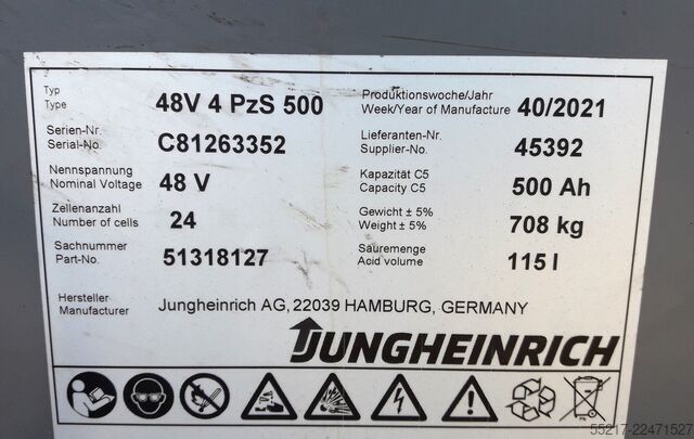 Forklift Jungheinrich EFG 215