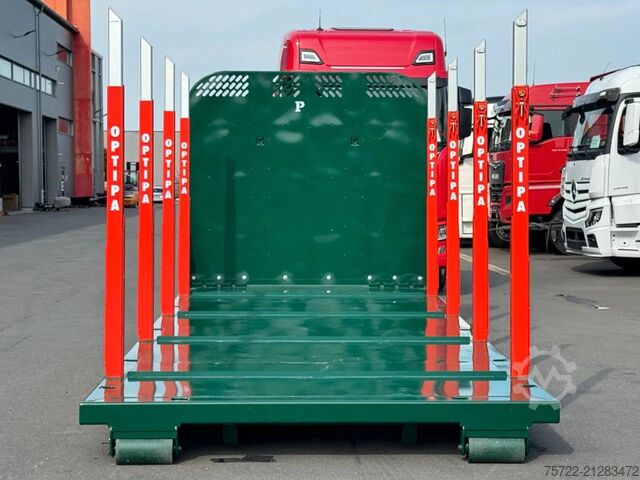 Holztransporter PAVIC OPTIPA Abroll-Plattform Typ 144 PAVIC