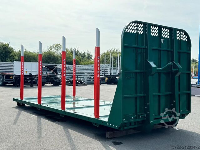 Holztransporter PAVIC OPTIPA Abroll-Plattform Typ 144 PAVIC
