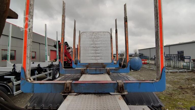 Holztransporter Diversen SCHEMELAUFBAU MIT ExTe Rungen, Schemel SCHEMELA...