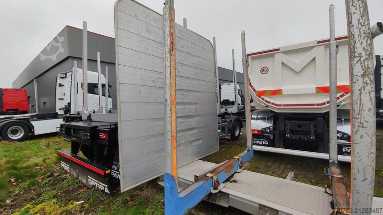 Holztransporter Diversen SCHEMELAUFBAU MIT ExTe Rungen, Schemel SCHEMELA...