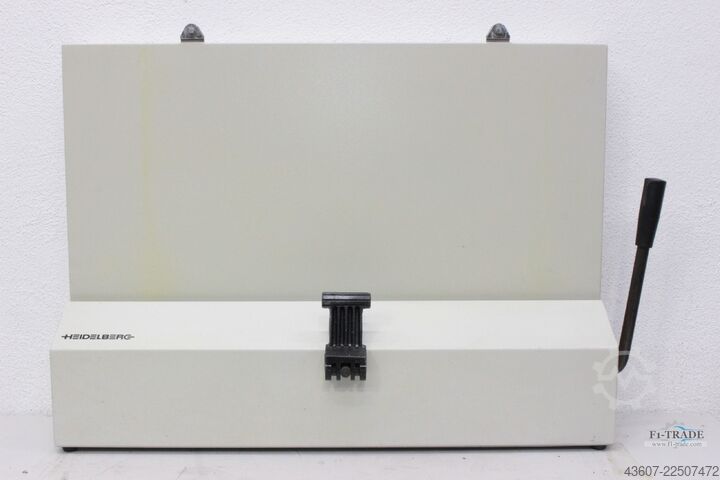 Druckplatten Biegeeinrichtung - Plate Bending device NELA GS-Biegegerät