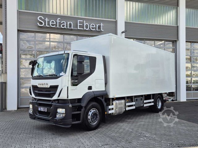 LKW mit Kofferaufbau IVECO Stralis AT190S42/FP-D LBW Bär 1.500kg faltbar