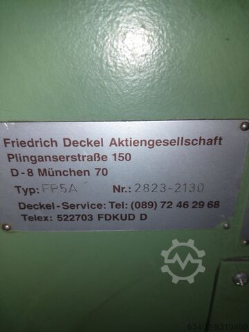 Bedienpult DECKEL FP5A DIALOG 11