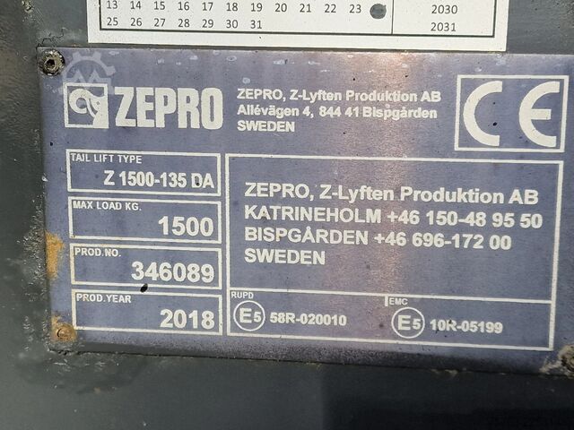 Kühl-/Tiefkühltransport Volvo FL 12.250 - Carrier Supra 550 Nordic - Zepro lo...