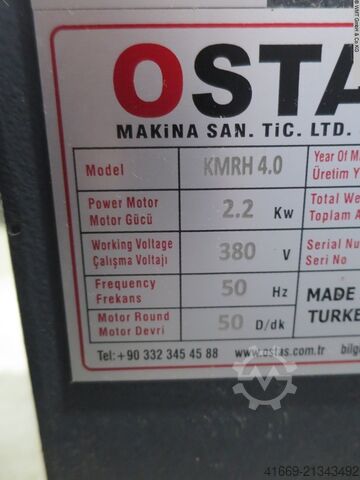 Flanging and Seam Rolling Machine OSTAS KMRH-4.0