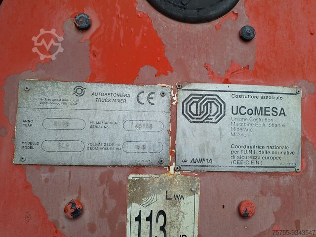 Betonmischer LKW MAN TGA 32.360 Betonmischer Cifa 9m3 8x4
