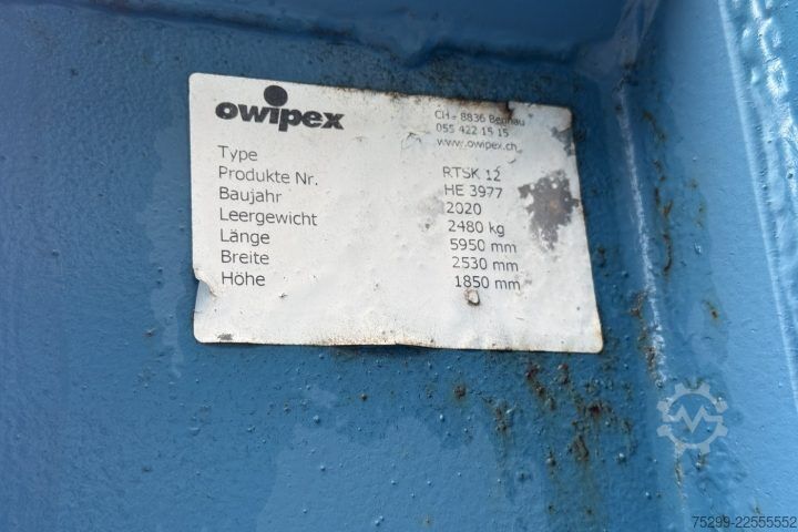 Container  RTSK 12 Hochkippmulde / Swiss-Vehicle