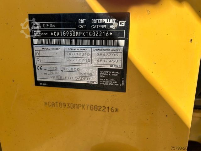 Wheel loader CATERPILLAR Schaufellader, Typ SWL (930M) Universal A1