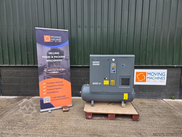 Rotary compressor Atlas Copco Airpower B.V. GX5 FF Rotary Screw Compressor and Tank