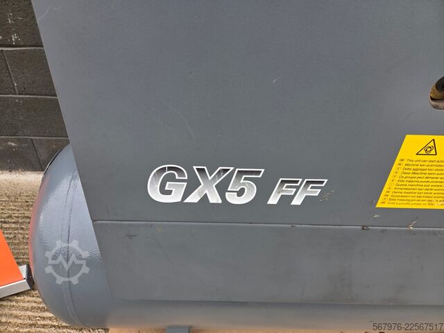 Rotary compressor Atlas Copco Airpower B.V. GX5 FF Rotary Screw Compressor and Tank