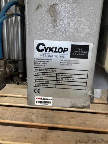 Packaging machine for cardboard CYKLOP CT205 X520