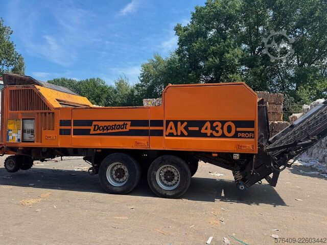 Mobile shredding plant Doppstadt AK 430 Profi