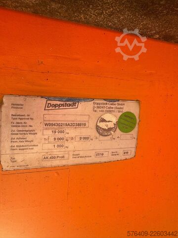 Mobile shredding plant Doppstadt AK 430 Profi