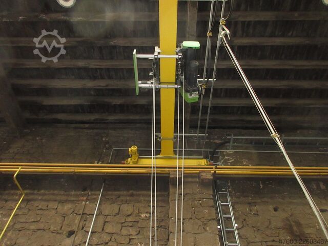 Kranhimmel Kran Portalkran Spur 11200mm Stahl Hallenkran Brückenkran Kran 5t NL 5000Kg Kran 11200mm Seilzug Hub 6m