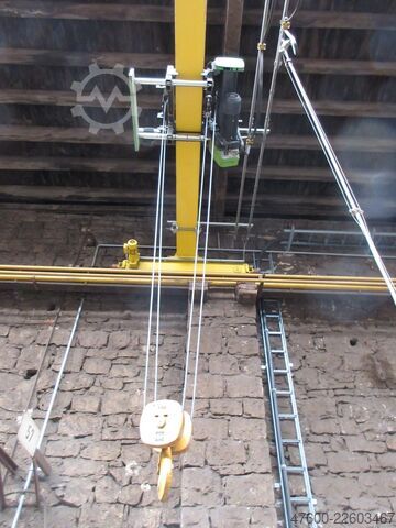 Kranhimmel Kran Portalkran Spur 11200mm Stahl Hallenkran Brückenkran Kran 5t NL 5000Kg Kran 11200mm Seilzug Hub 6m