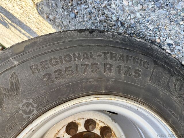 Anhänger-Wechselfahrgestell SOMMER Jumbo Lafette Verzinkt 235/75R17,5