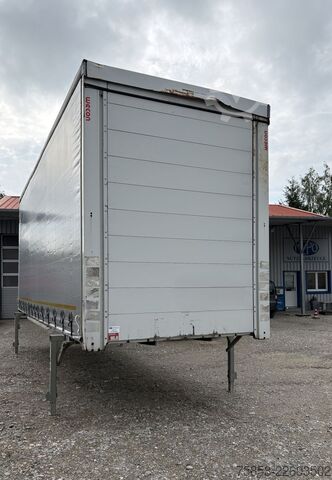 Wechselbrücke mit Pritsche & Plane Wecon Jumbo XXL Innen 3090 mm Hubdach Verzinkt