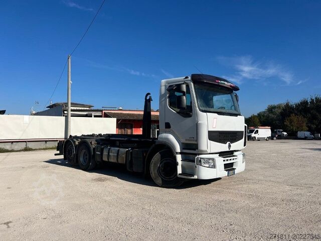 Roll-off tipper truck RENAULT RENAULT PREMIUM 450 SCARRABILE FULL PNEUMATICO
