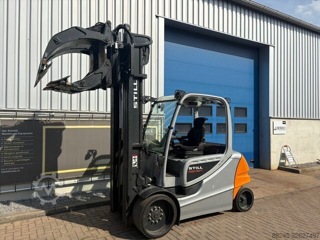 VS-22973 Electric triplex mast forklift Still RX60-50/600 BALE CLAMP STILL RX60-50/600