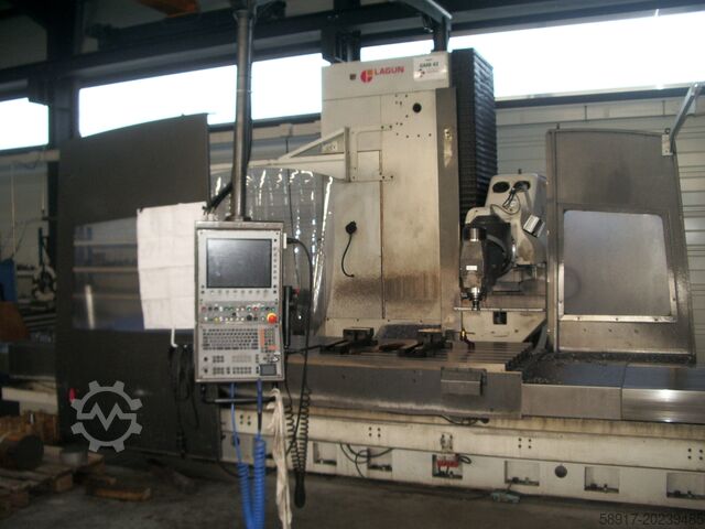 Fixed bed milling machine LAGUN CNC TNC 530 GBM 42 4ème axe