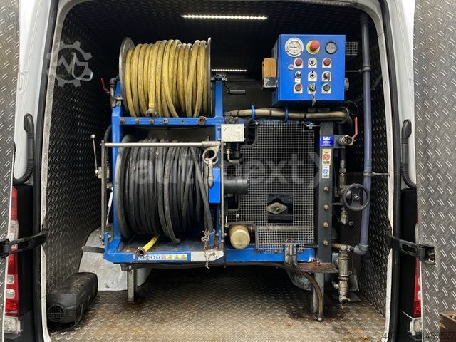 Vacuum tank truck MERCEDES-BENZ Sprinter 516 *Kanal HD-Spüler* Werkstatt+Kamera
