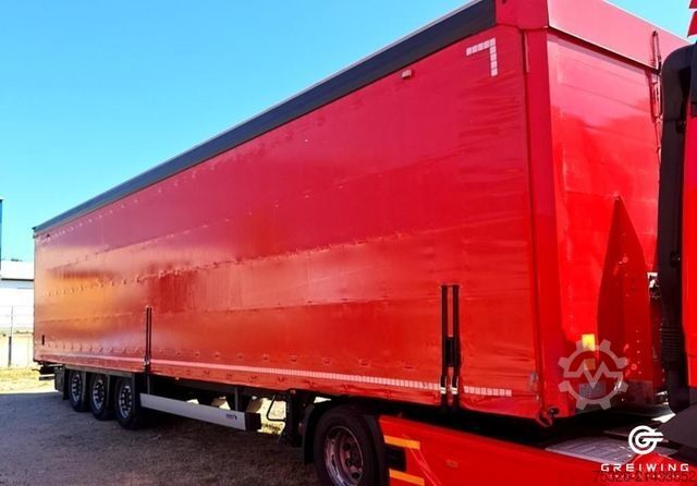 Open semitrailer with tarp SCHMITZ CARGOBULL SCS 24/L 13.62 Mega XL, Getränke