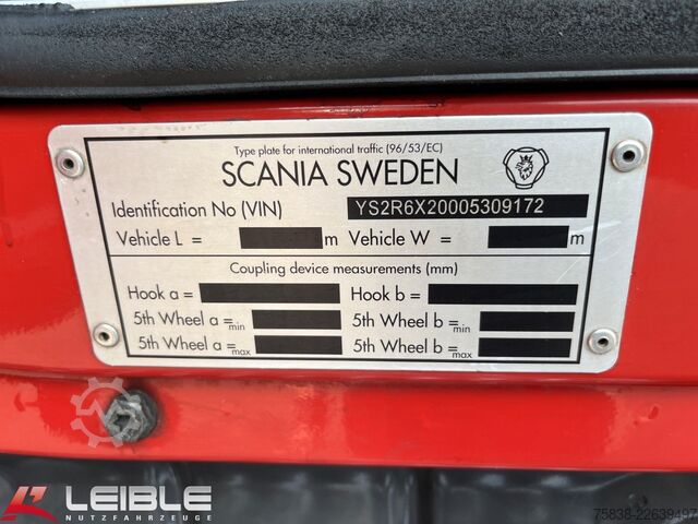 Absetzkipper LKW SCANIA R 620LB6x2*4MNB *V8* Gergen Teleskop*Standklima*
