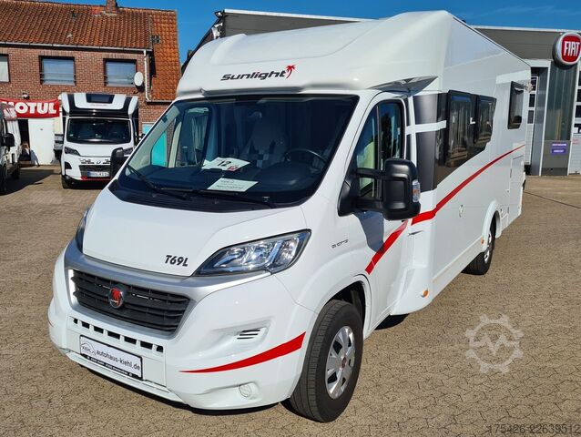 Teilintegriertes Wohnmobil SUNLIGHT T  69 L *Solar*Lithium*Wechselrichter*SAT*