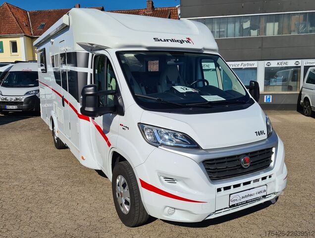 Teilintegriertes Wohnmobil SUNLIGHT T  69 L *Solar*Lithium*Wechselrichter*SAT*