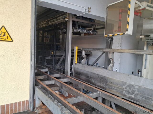 Beverage production machine BMS -Plaettierung PE-END-Plaettierung Lagenpalettierung