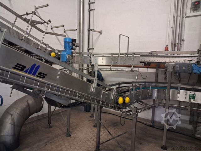 Beverage production machine BMS -Plaettierung PE-END-Plaettierung Lagenpalettierung