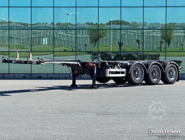 Auflieger-Wechselfahrgestell PACTON TXC343 DRUM BRAKES LIFT AXLE 20-30-40-45 FT. TOP
