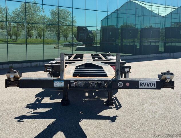 Auflieger-Wechselfahrgestell PACTON TXC343 DRUM BRAKES LIFT AXLE 20-30-40-45 FT. TOP