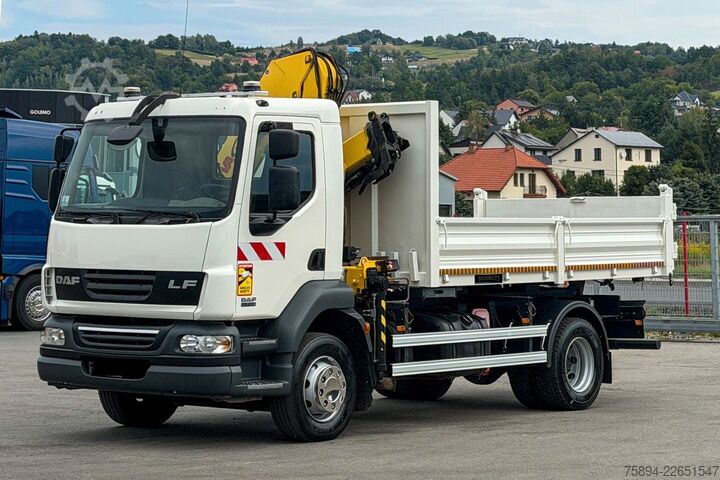 Autokran DAF LF 55.220 * Pritsche 4,20 m + KRAN / FUNK