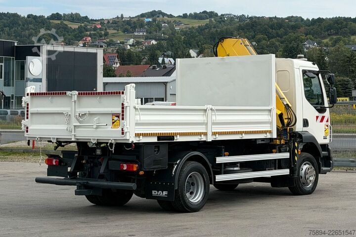 Autokran DAF LF 55.220 * Pritsche 4,20 m + KRAN / FUNK