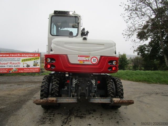 Mobile excavator Takeuchi TB295W - POWERTILT + Schnellwechsler + 3 Löffel
