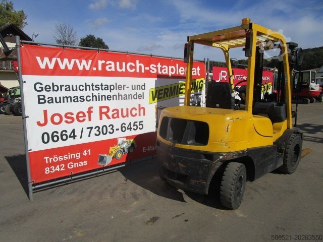 Diesel Forklift Hyster 3 Ton.- Triplex-Freihub 4,8m - Seitenschieber